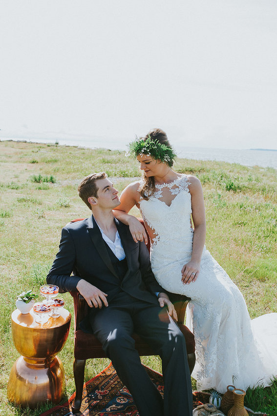 Vintage beach wedding « Pacific Coast Weddings « Meraki Photography « Alicia's Bridal